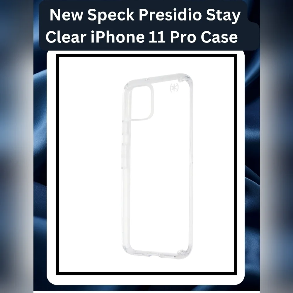 Speck Presidio Stay Clear iPhone 11 Pro Case – Drop Tested & Antimicrobial